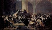 Francisco de Goya Tribunal der Inquisition Spain oil painting artist
